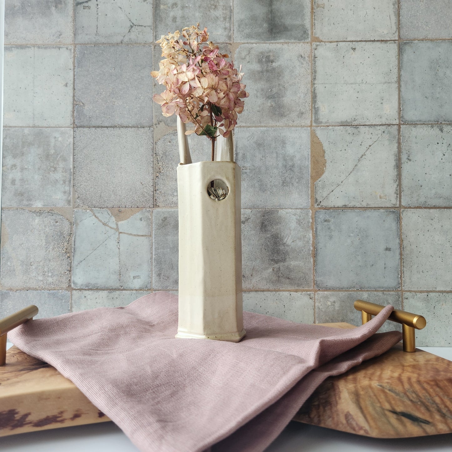 Extruded Vase by Otis Pottery