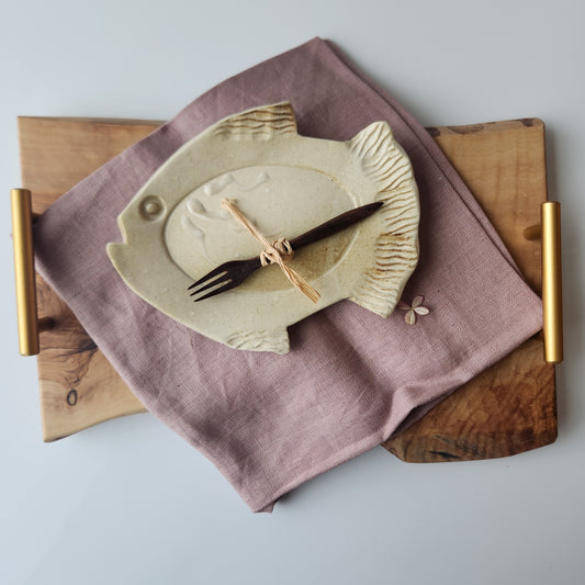 Fish Trays by Otis Pottery