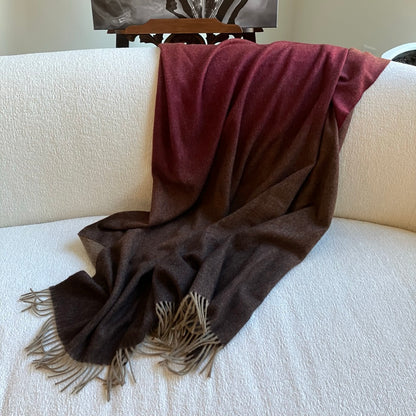 Whisper Ombre Merino Throw by Prince of Scots