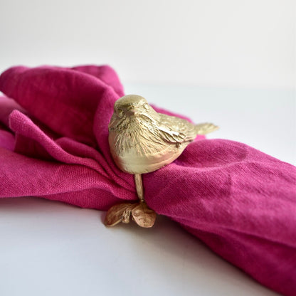 Warbler Napkin Rings Set of 4 by Michael Michaud