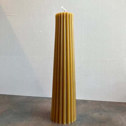 Petite Pillar Beeswax Candle by Greentree Home Candle