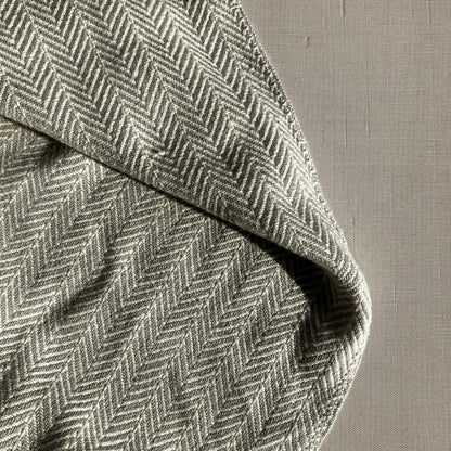 Cotton Tea Towel / Hand Towel Gray and White by Kristina Nichols