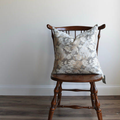 Decorative 100% Linen Pillow in "Coastal Winter" by Glass Muriel