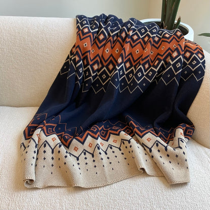 Vintage Icelandic Throw Blanket by In2Green