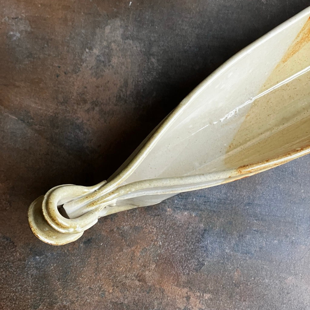 Relish, Olive, or Cheese "Canoe" by Otis Pottery