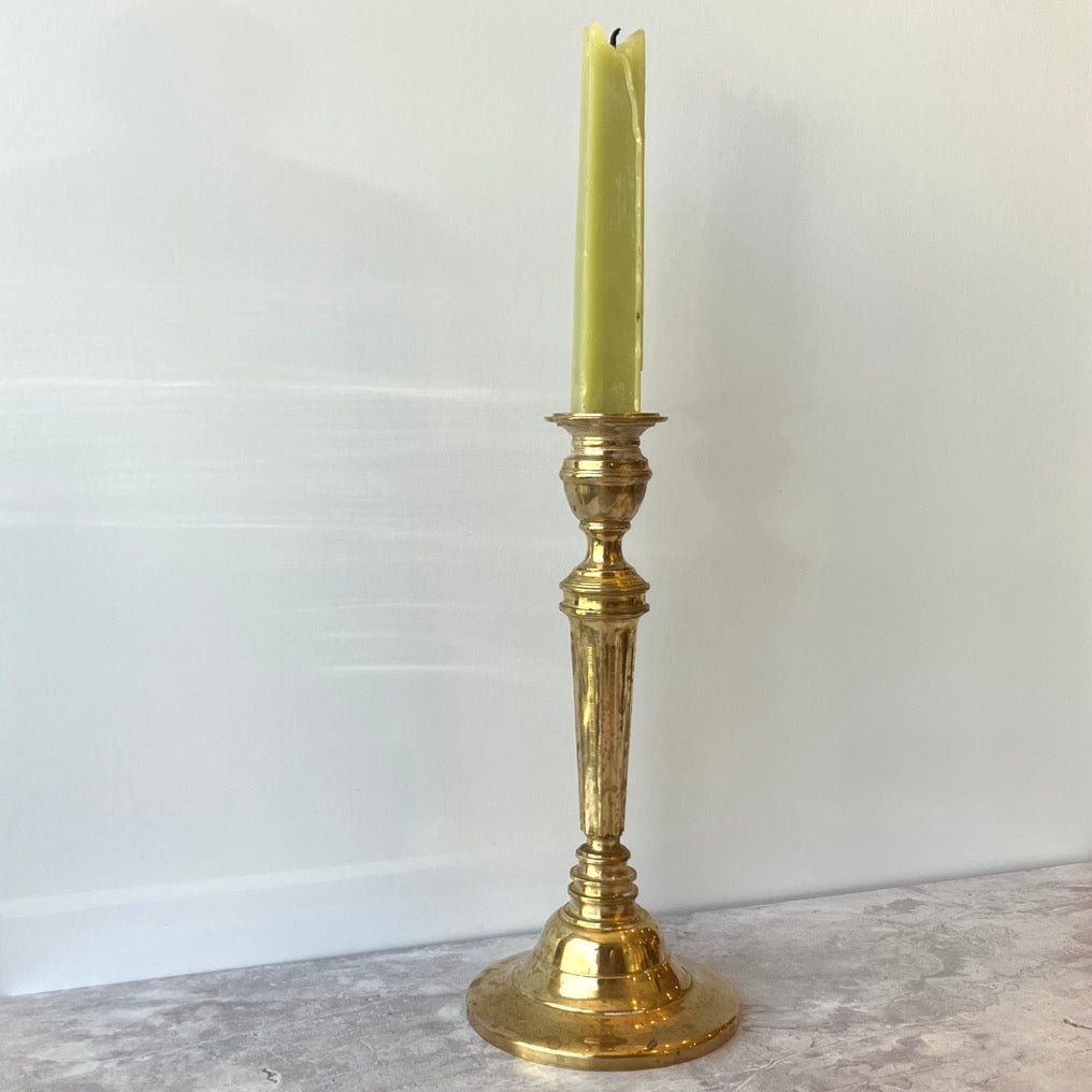 Tall Brass Candle Stick