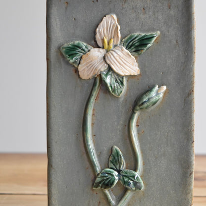 Square Vase in Trillium by Jan Toscano