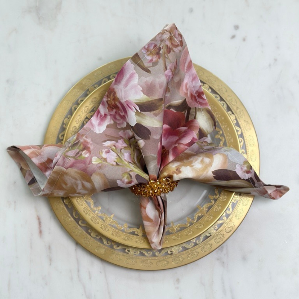 Floral Fantasy Italian Cotton Napkin by Arte Italica