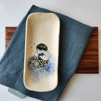 Extra Small Loon Dish by Jan Toscano