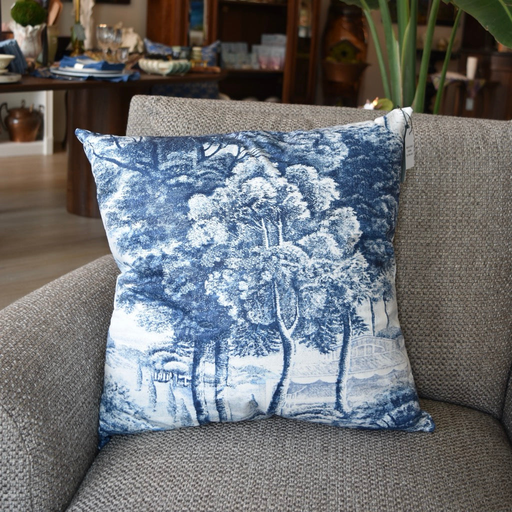 Ainsley Chinoiserie Throw Pillow by Dahlia & Grace
