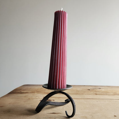 Sculpture Candle Holder by Blackthorne Forge