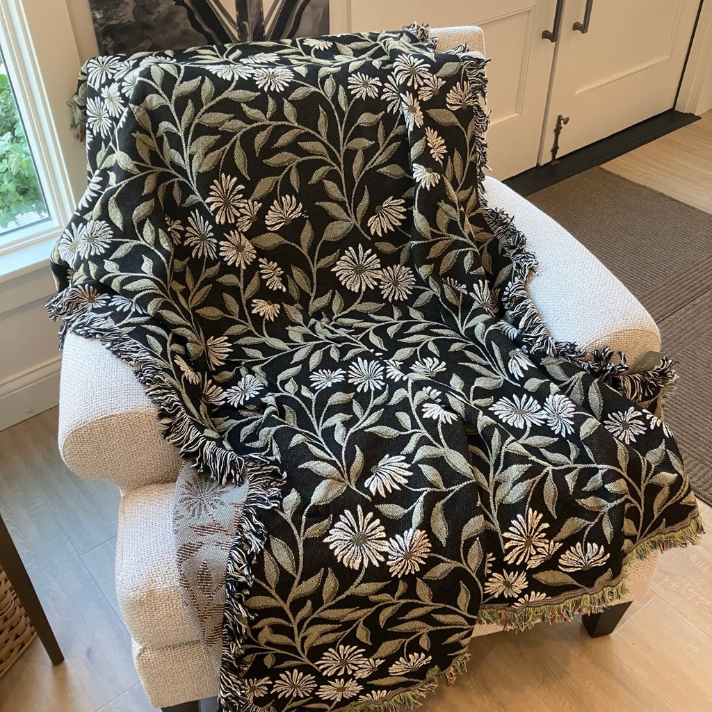 May Throw Blanket in Bramble By Kindly Woven