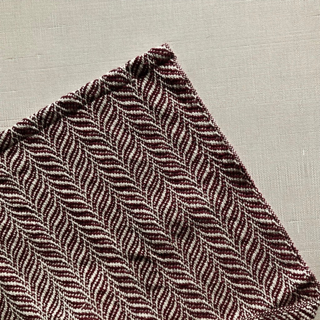 Cotton Tea Towel / Hand Towel in Raspberry by Kristina Nichols