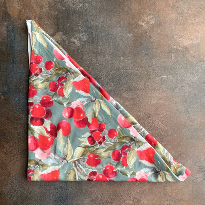 Dog Bandana in Red Cherry by Glass Muriel