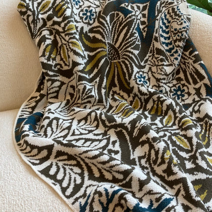 William Morris Dove and Rose Throw Blanket by In2Green