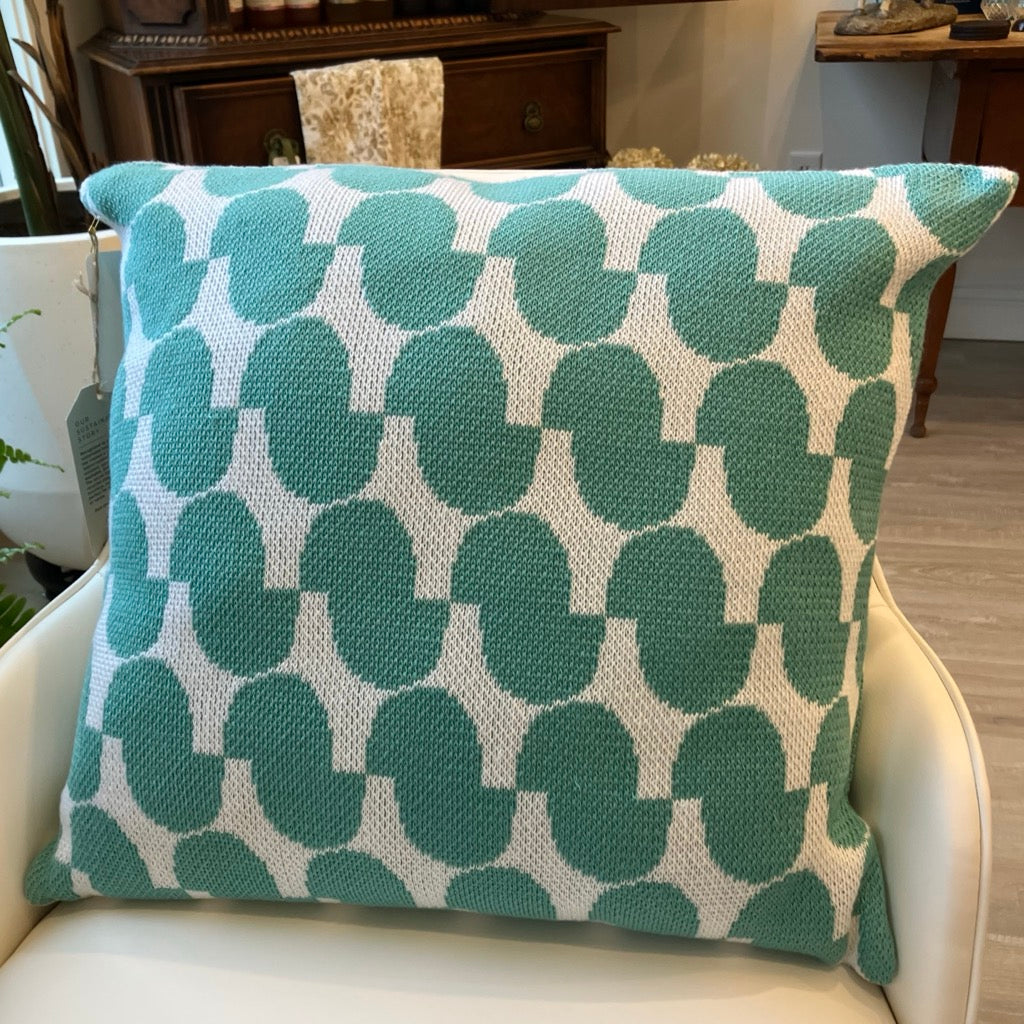 Decorative Pillow in Juki Turquoise by In2Green