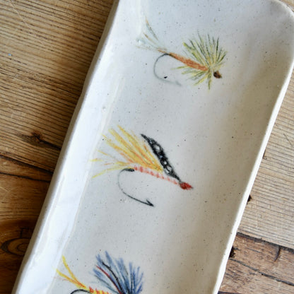 Extra Small Fly Fishing Dish by Jan Toscano