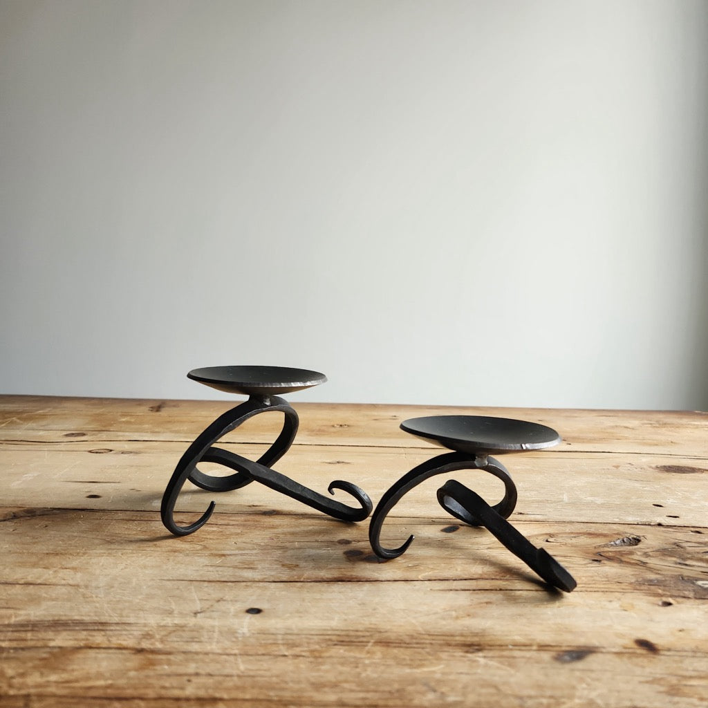 Sculpture Candle Holder by Blackthorne Forge