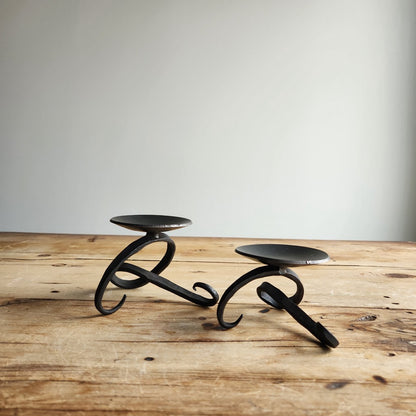 Sculpture Candle Holder by Blackthorne Forge