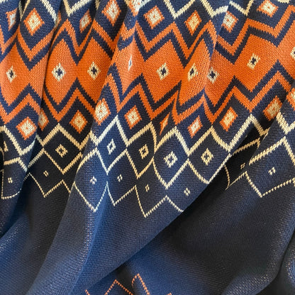 Vintage Icelandic Throw Blanket by In2Green