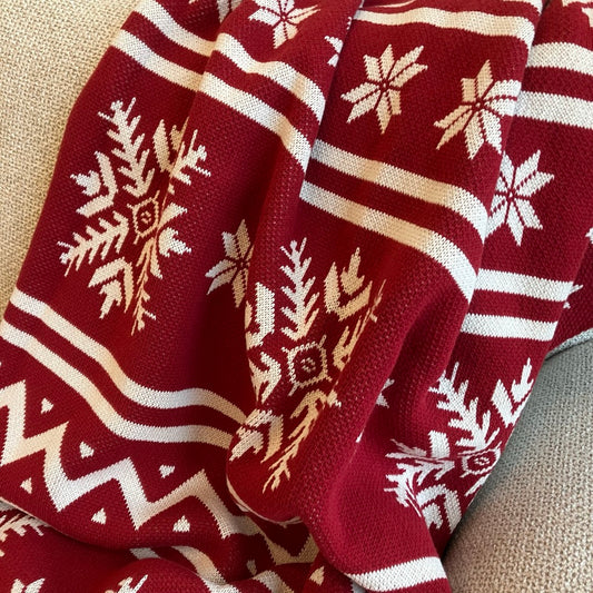 Fair Isle Throw Blanket by In2Green