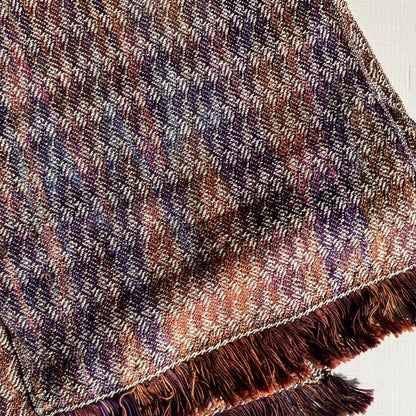 Table Runner in Pink, Purple, and Orange by Kristina Nichols