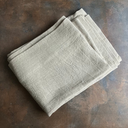 Natural 8 Foot Table Runner in European Linen by Rough Linen