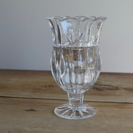 Tulip Garden 7" 1 Piece Open Hurricane/Vase by BLOCK