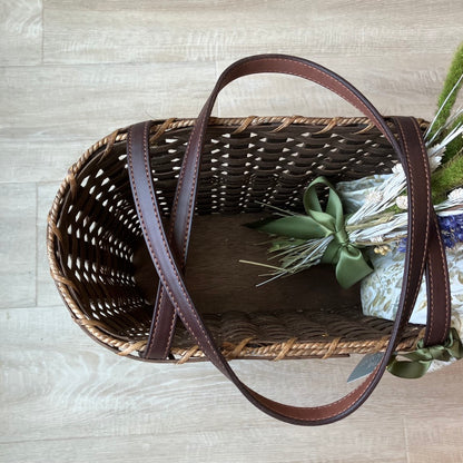 Handwoven Market Basket By Millstream Home