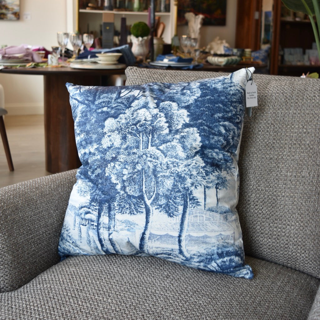 Ainsley Chinoiserie Throw Pillow by Dahlia & Grace