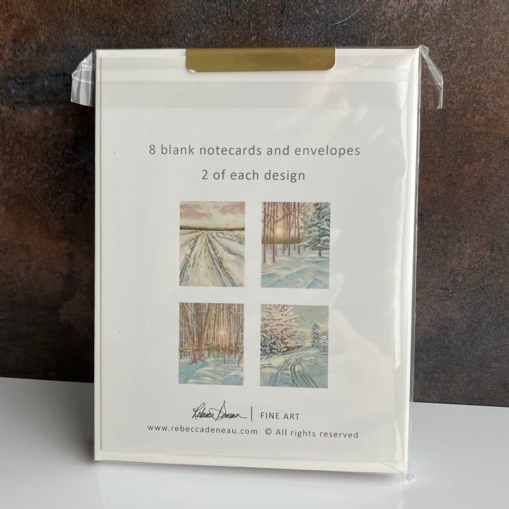 Winter Note Card Set by Rebecca Deneau