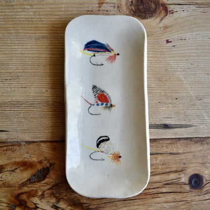 Extra Small Fly Fishing Dish by Jan Toscano