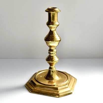 Found Late 20th Century Style Brass Candlestick