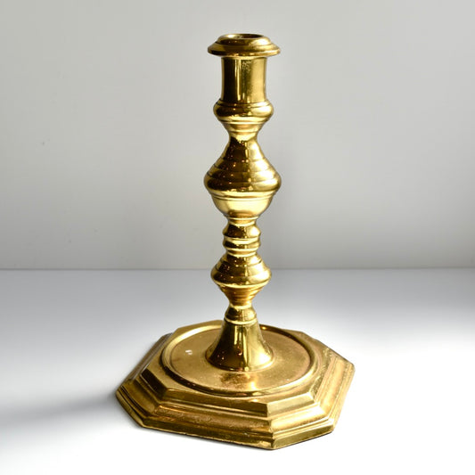 Found Antique Style Brass Candlestick