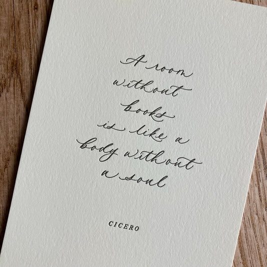A Room Without Books Art Print By Ciarra Claire