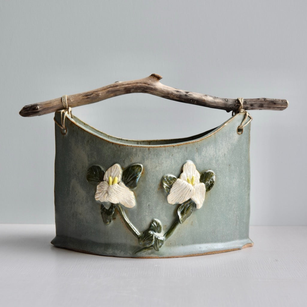 Trillium Basket by Jan Toscano