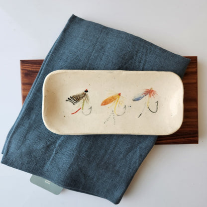 Extra Small Fly Fishing Dish by Jan Toscano