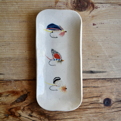 Extra Small Fly Fishing Dish by Jan Toscano