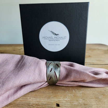 Feather Napkin Rings By Michael Michaud (Set of 4)