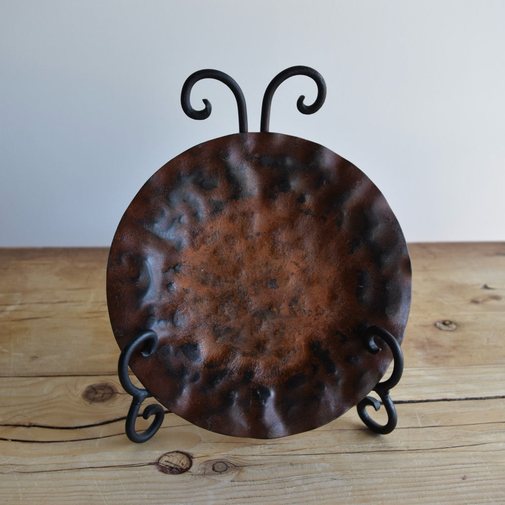 Jan Barboglio Iron Hand Hammered Plate