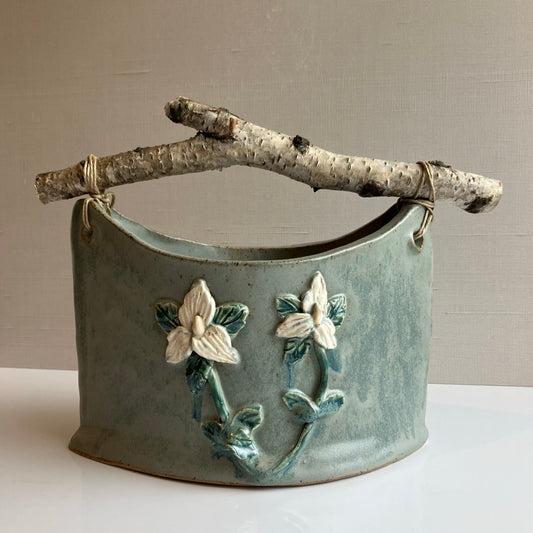 Trillium Basket by Potter Jan Toscano