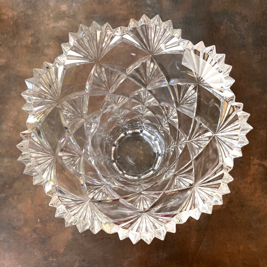 Valbonne Crystal Vase by Mikasa