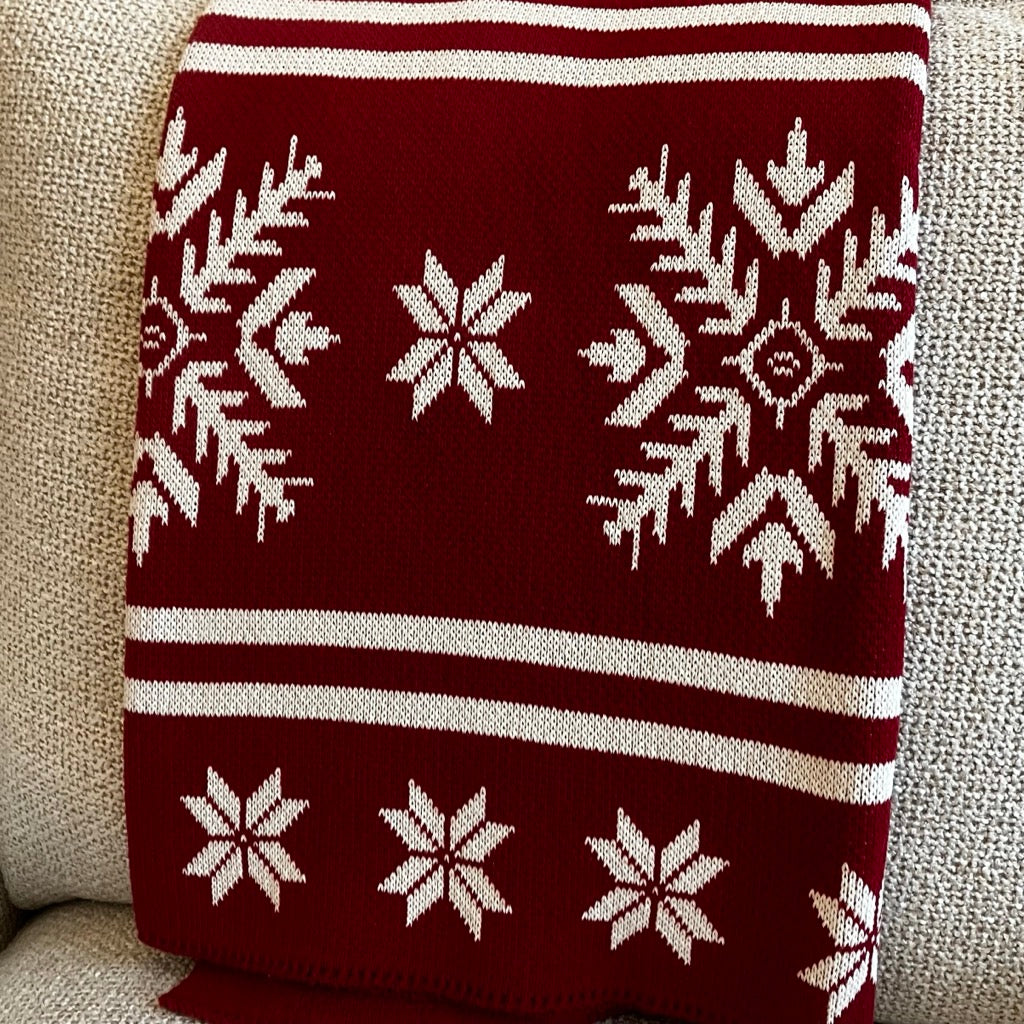 Fair Isle Throw Blanket by In2Green
