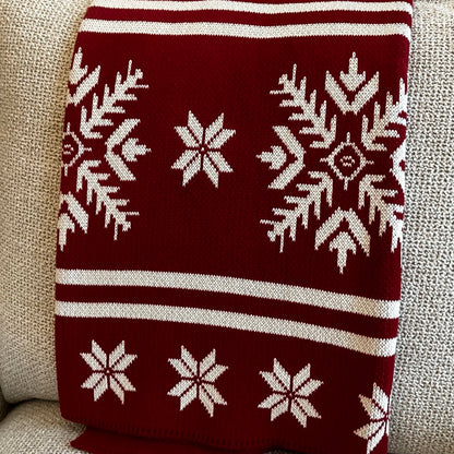Fair Isle Throw Blanket by In2Green