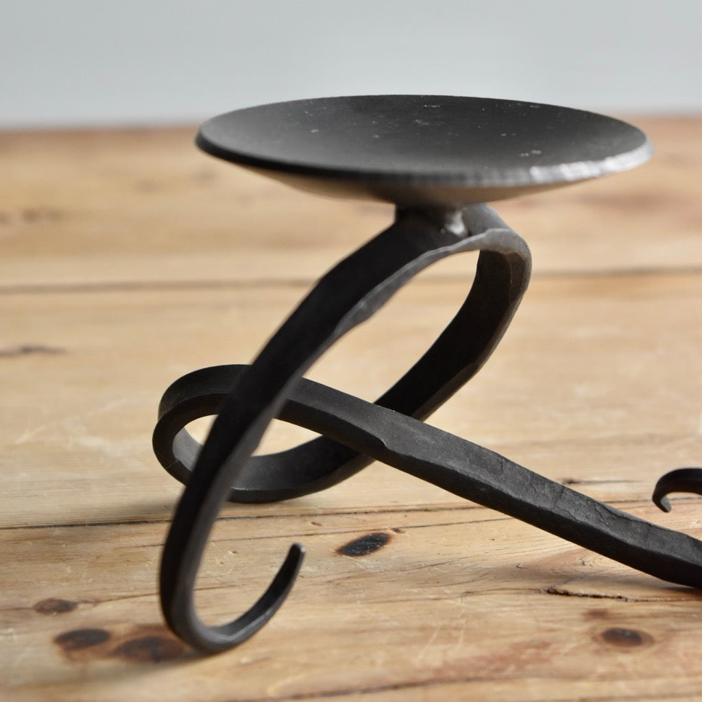 Sculpture Candle Holder by Blackthorne Forge