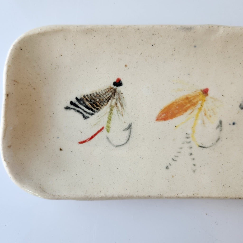Extra Small Fly Fishing Dish by Jan Toscano