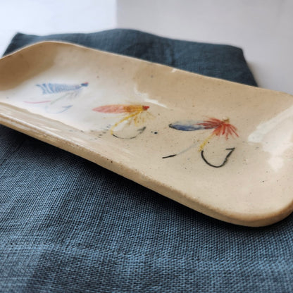 Extra Small Fly Fishing Dish by Jan Toscano
