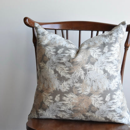 Decorative 100% Linen Pillow in "Coastal Winter" by Glass Muriel