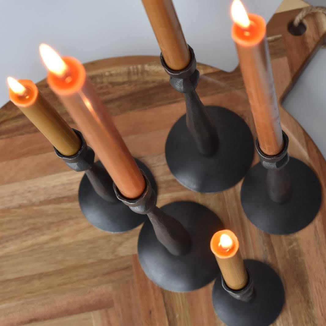 12” Ball Taper Candle Holder by Blackthorn Forge