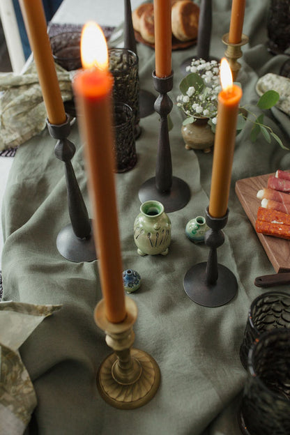 12” Ball Taper Candle Holder by Blackthorn Forge